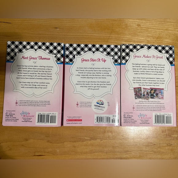 AMERICAN GIRL- GIRL OF THE YEAR 2015 GRACE 3 BOOK SET PAPERBACK - Picture 2 of 5